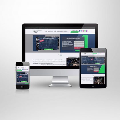 Создание лендинга для автомастерской в городе Челябинск